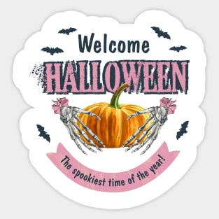 Welcome, Halloween. The spookiest time of the year. Sticker